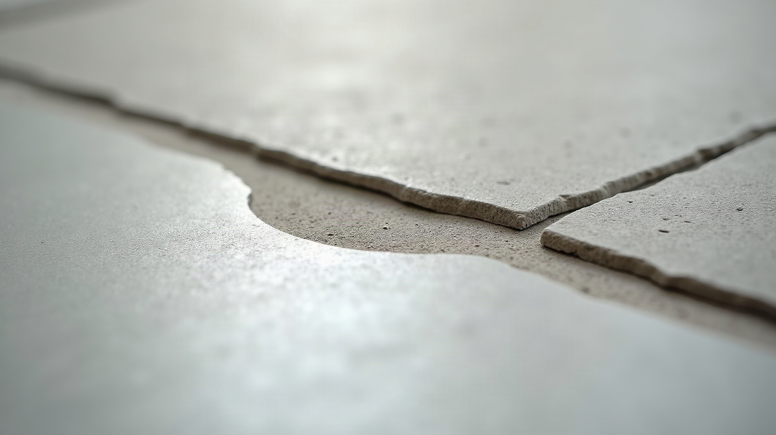 Ce que le tracé de la fissure indique